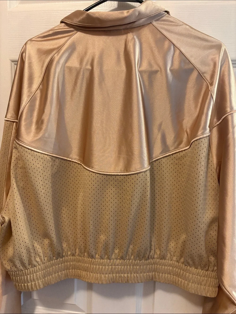 Nike Metallic Rose Gold and Champagne Zip Track Jacket - Picture 4 of 4